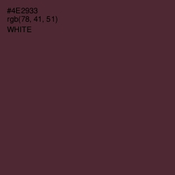 #4E2933 - Livid Brown Color Image